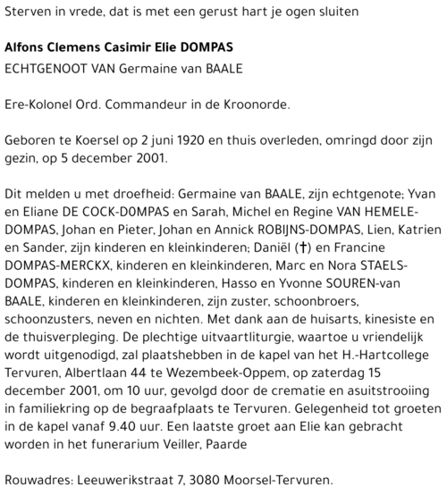 Alfons Clemens Casimir Elie Dompas