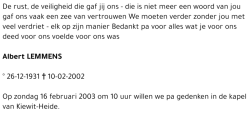 Albert Lemmens