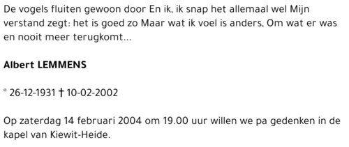 Albert Lemmens