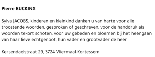 Pierre BUCKINX
