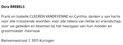 Dora BREBELS