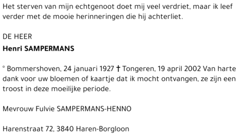 Henri Sampermans