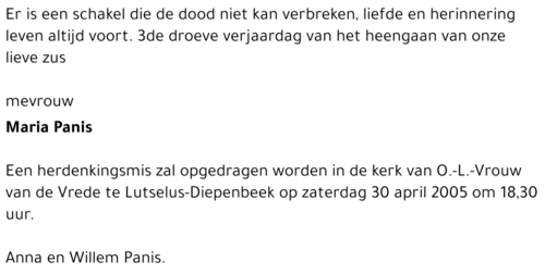 Maria PANIS