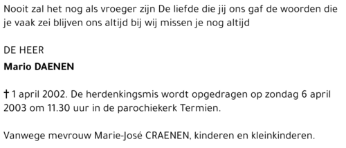 Mario Daenen
