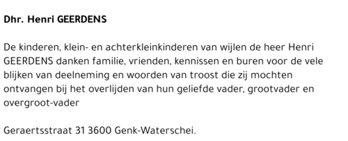 Henri GEERDENS
