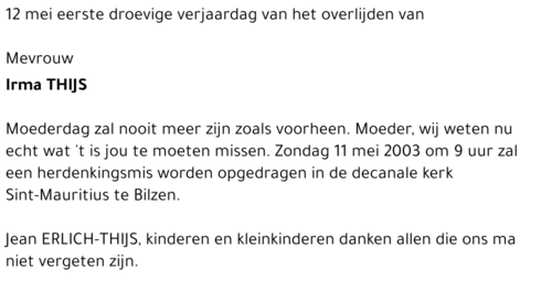 Irma THIJS