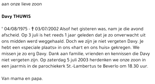 Davy Thuwis