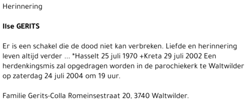 Ilse GERITS