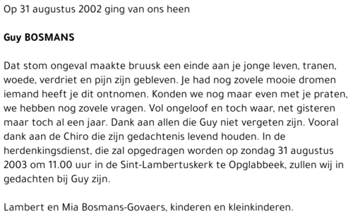 Guy Bosmans