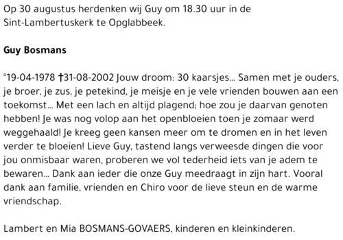 Guy Bosmans