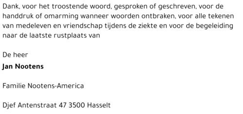 Jan Nootens