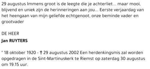 Jan Ruyters