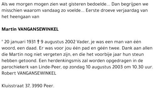 Martin Vangansewinkel