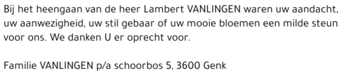 Lambert Vanlingen