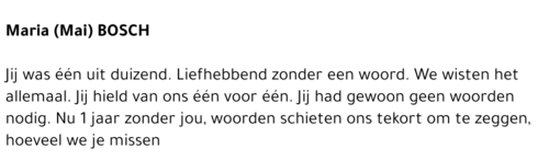 Maria (Mai) Bosch