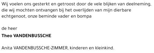 Theo VANDENBUSSCHE