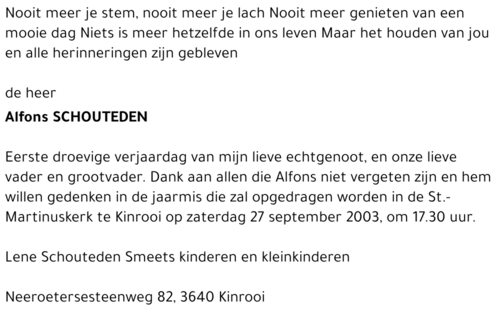 Alfons Schouteden