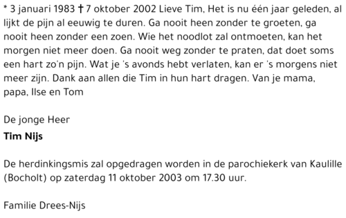 Tim Nijs