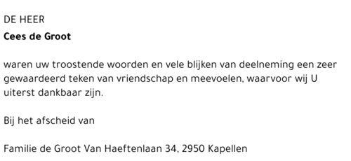 Cees de Groot