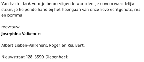 Josephina VALKENERS