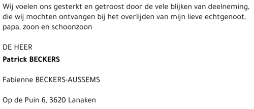 Patrick Beckers