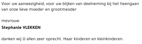 Stephanie VLEKKEN