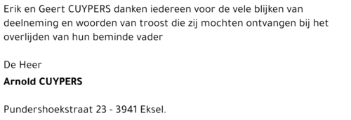 Arnold CUYPERS