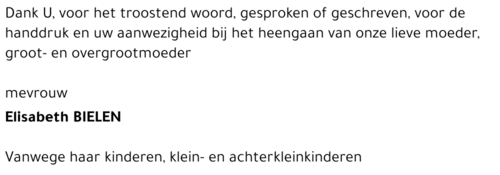 Elisabeth BIELEN