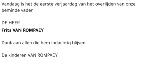 Frits Van Rompaey
