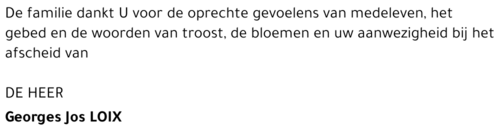 Georges Jos LOIX