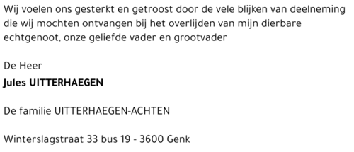 Jules UITTERHAEGEN