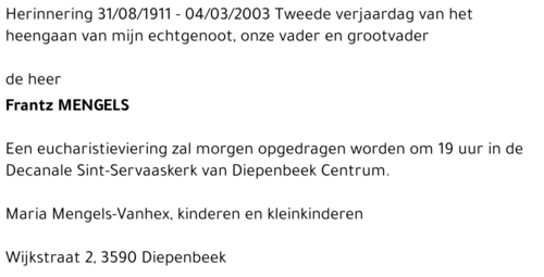 Frantz MENGELS