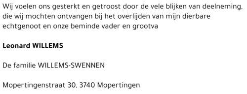 Leonard (Leen) Willems