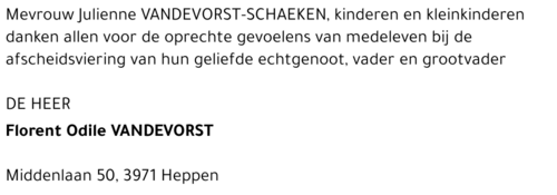 Florent Odile Vandevorst