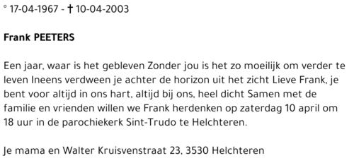 Frank Peeters