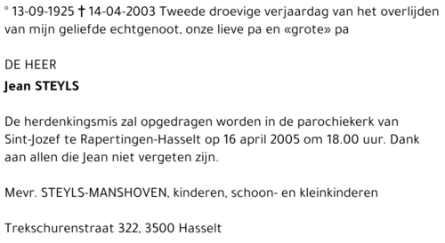 Jean STEYLS