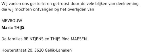 Maria Josephina Thijs