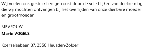 Marie Vogels