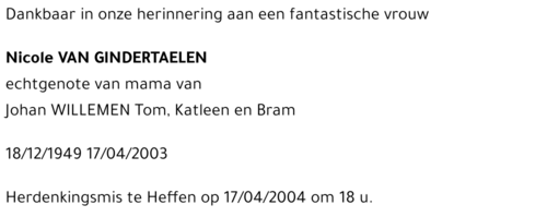 Nicole Van Gindertaelen