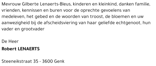 Robert LENAERTS