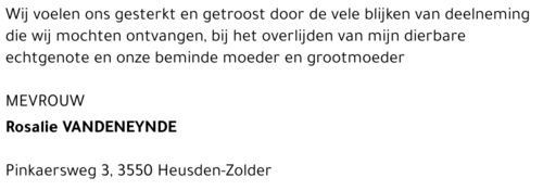 Rosalie Vandeneynde