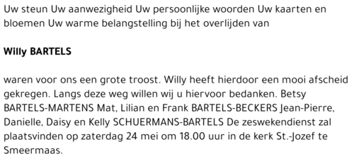 Willy Bartels