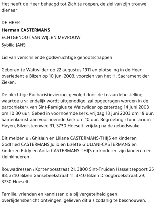 Herman Castermans
