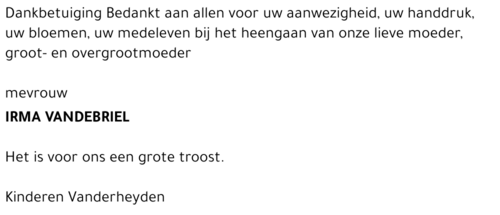 Irma Vandebriel