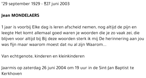 Jean MONDELAERS