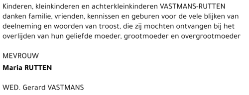 Maria Rutten