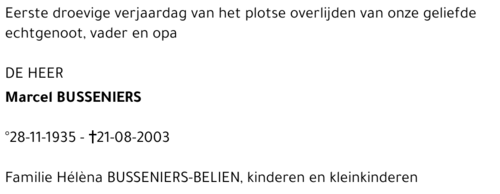 Marcel BUSSENIERS