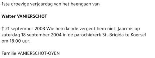 Walter Vanierschot