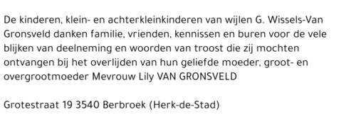Lily Van Gronsveld