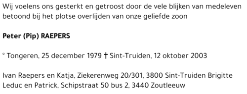 Peter (Pip) Raepers